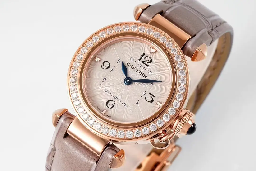 Cartier Pasha de Cartier Watch Rose Gold Leather - Image 7