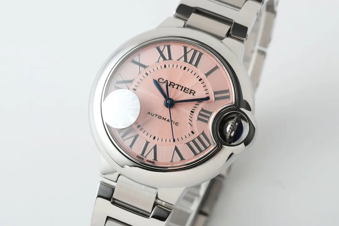 Cartier Ballon Bleu 33mm Pink Dial Steel - Image 3