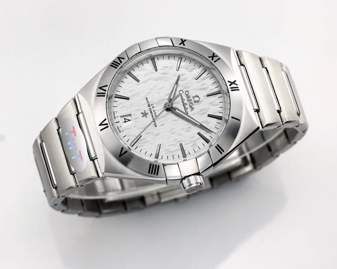 Omega Constellation Ceramic Silver Watch - Image 4