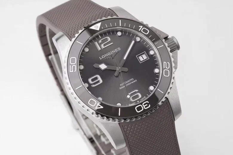 Longines Conquest Grey Dial Rubber Strap - Image 4