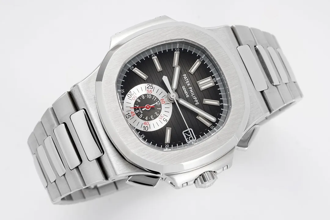 Patek Philippe 5980 Nautilus Black Dial Steel - Image 4