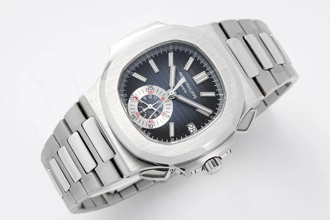 Patek Philippe 5980 Nautilus Blue Dial Steel - Image 4