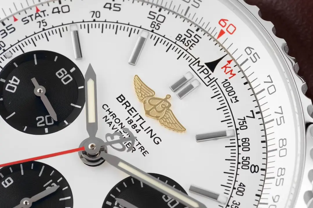 Navitimer B01 Panda Dial Brown Leather - Image 4