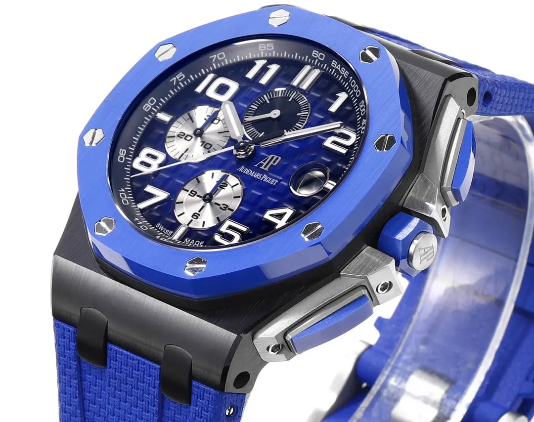 Audemars Piguet Royal Oak Offshore Blue Chronograph - Image 4