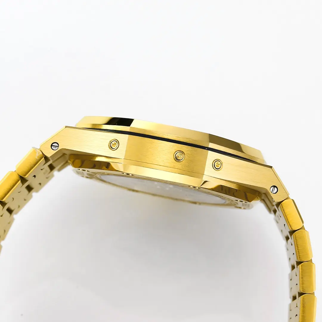 Audemars Piguet Royal Oak Perpetual Calendar Blue Dial Yellow Gold - Image 4