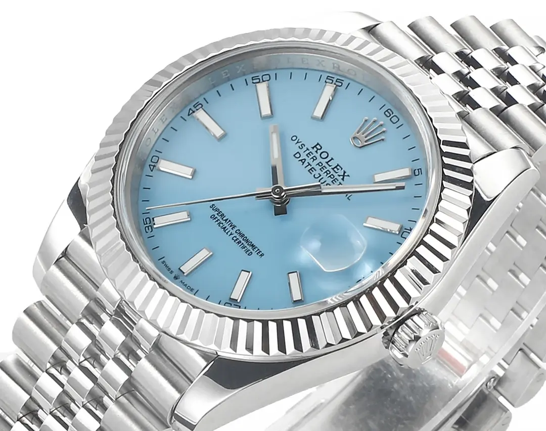 Rolex Datejust with Blue Dial, Oyster Perpetual Movement - Image 4