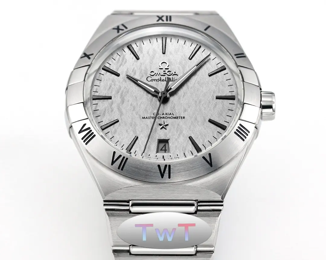 Omega Constellation Ceramic Silver Watch - Image 5
