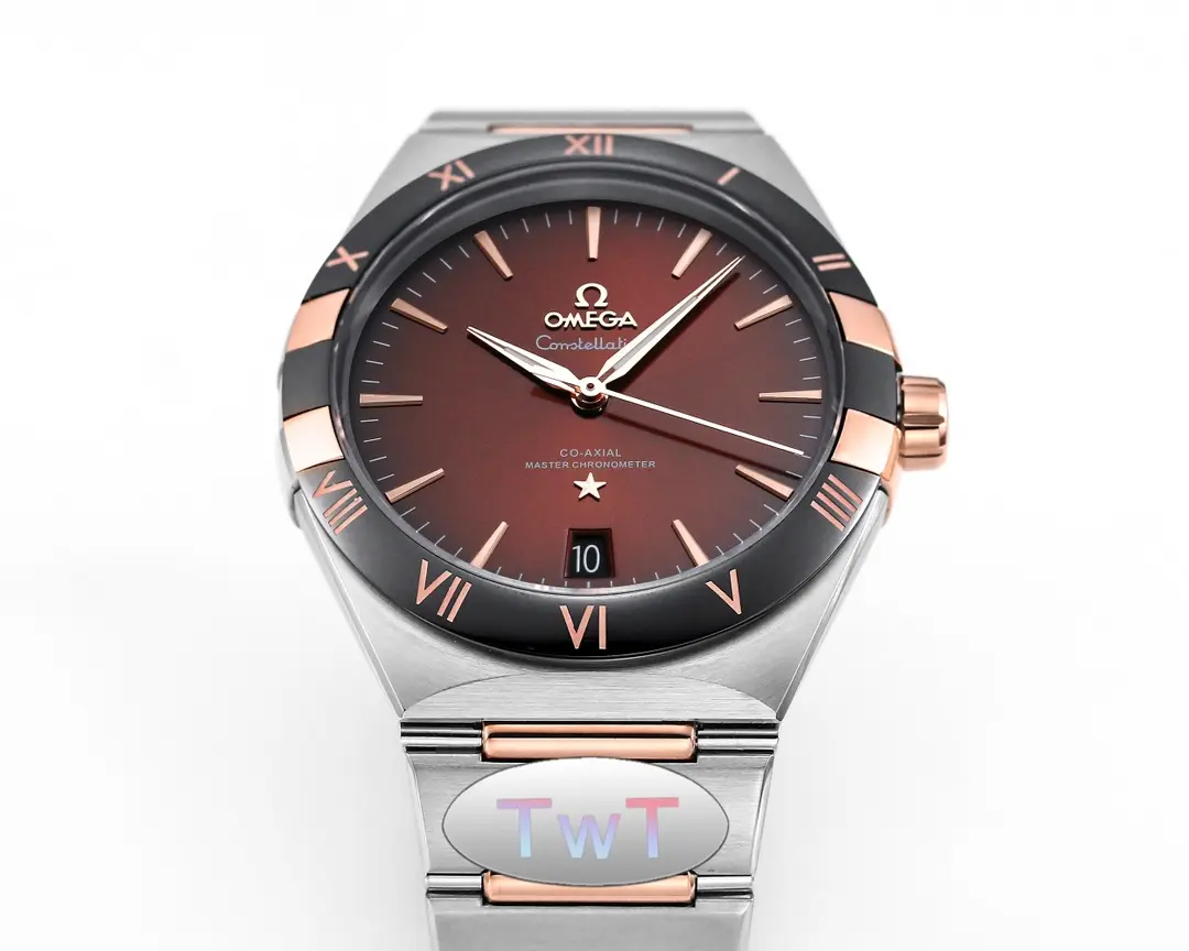 Omega Constellation 41mm Burgundy Dial Steel - Image 5