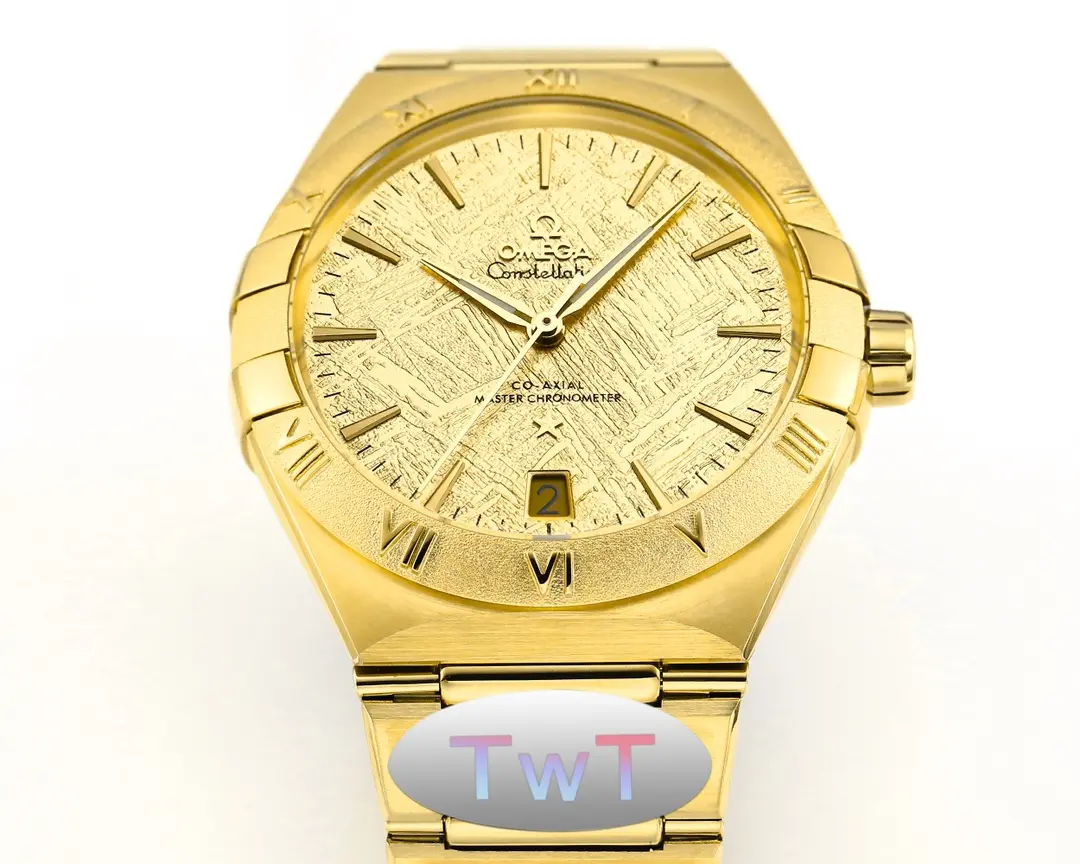 Omega Constellation 41mm Gold Ceramic Watch - Image 5