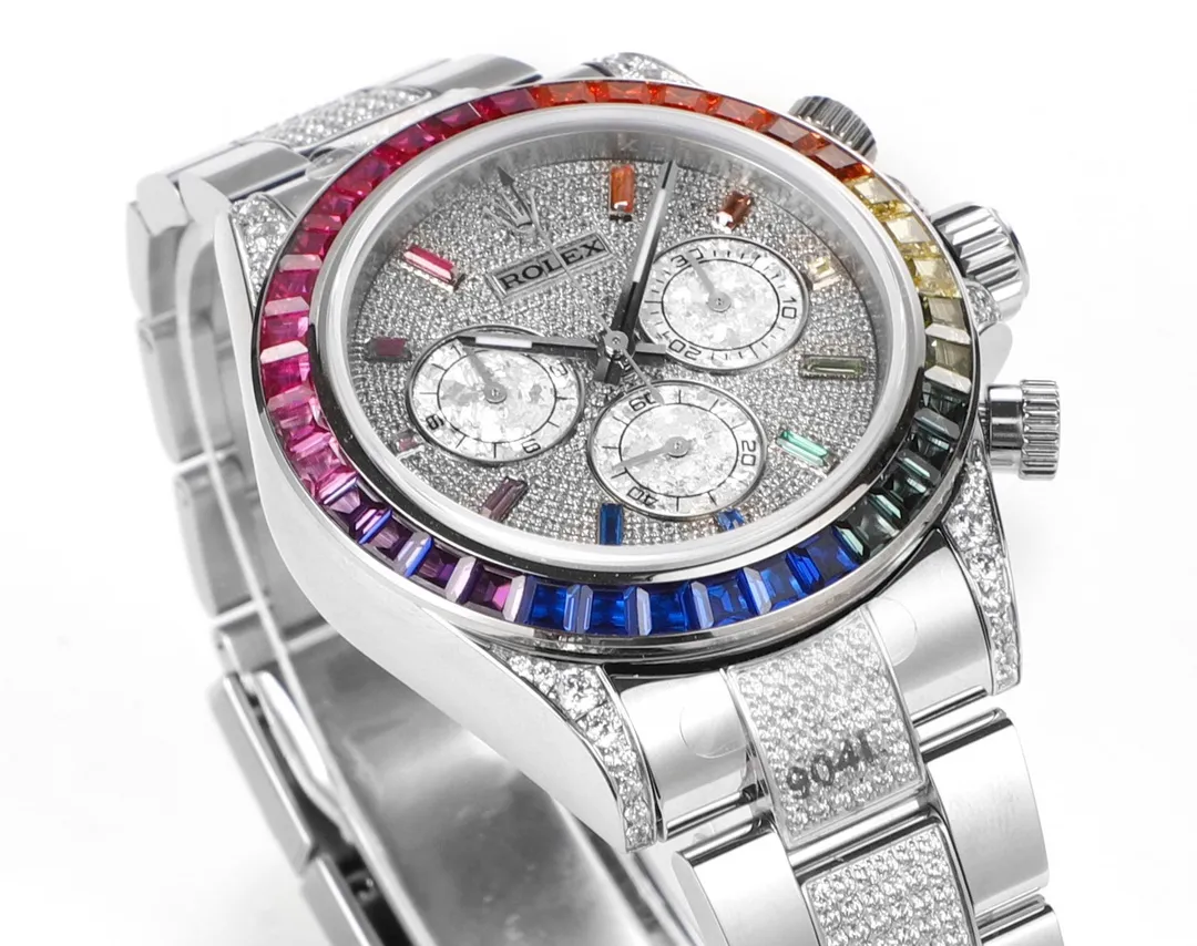 Rolex Daytona HB1 – Platinum Bezel, Stainless Steel Case, Automatic Mechanical Watches - Image 5