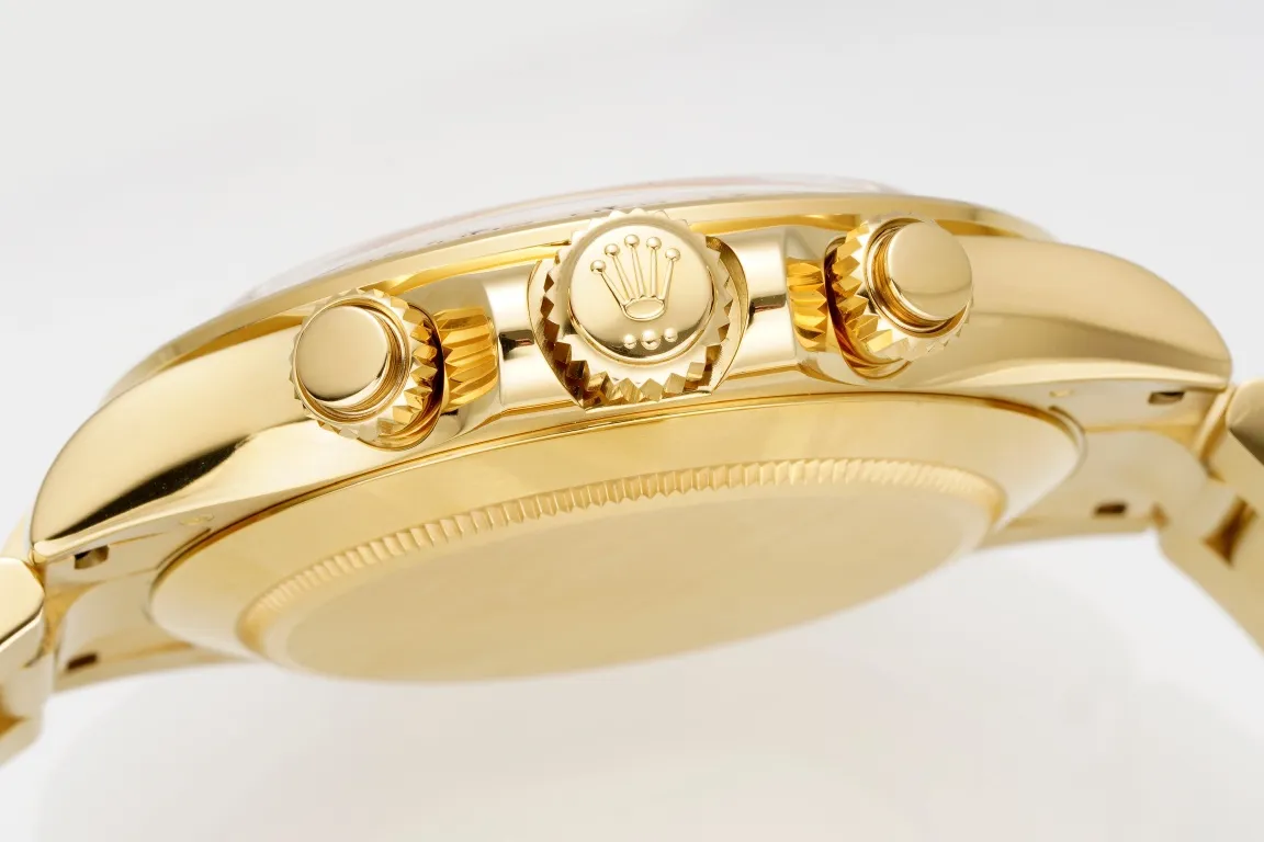 Rolex Daytona 4130 – Gold with Green Dial - Image 5