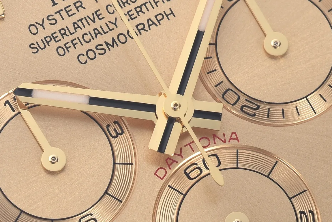Rolex Daytona 116508 Champagne Dial Full Gold Luxury Chronograph - Image 5