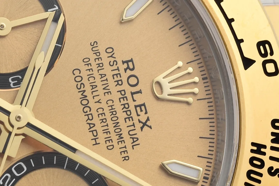 Rolex Daytona with Black Enamel Dial and Moissanite Stones - Image 5