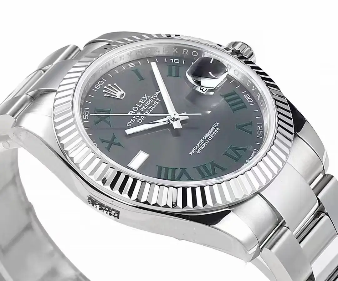 Rolex Datejust 41mm – Silver Stainless Steel with Grey Dial - Image 5