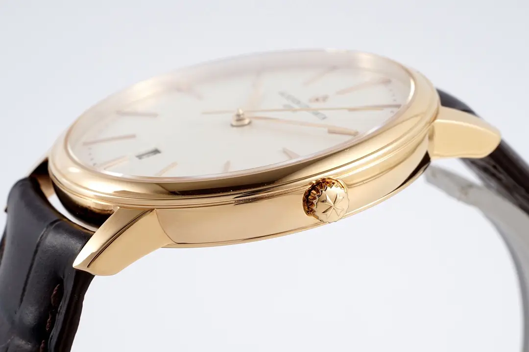 Vacheron Constantin Patrimony 85180 – Gold Case, Brown Leather Strap, Minimalist Design, Best - Image 6