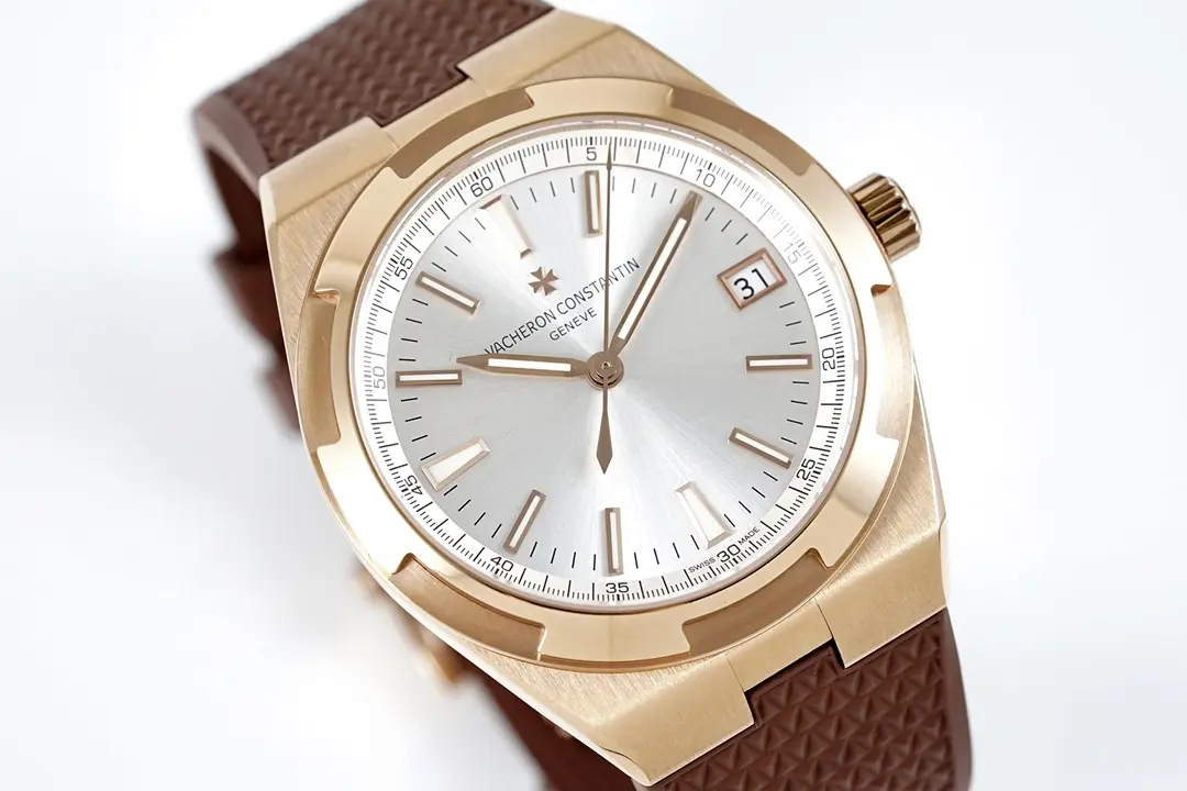 Vacheron Constantin Overseas – Rose Gold Case, Brown Strap, Interchangeable Band System - Image 5