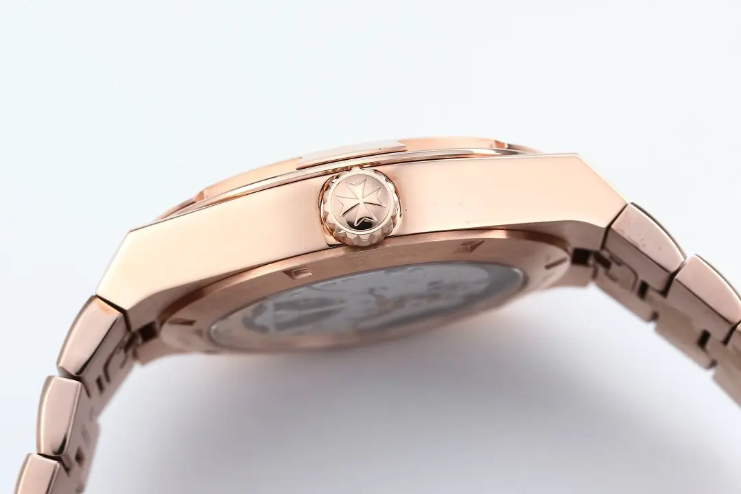 Vacheron Constantin Overseas Tourbillon – Rose Gold Case, Blue Dial, Steel Bracelet - Image 5