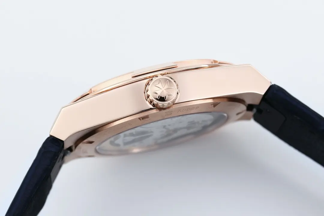 Vacheron Constantin Overseas Tourbillon – Rose Gold Case, Blue Dial, Leather Strap Best - Image 5