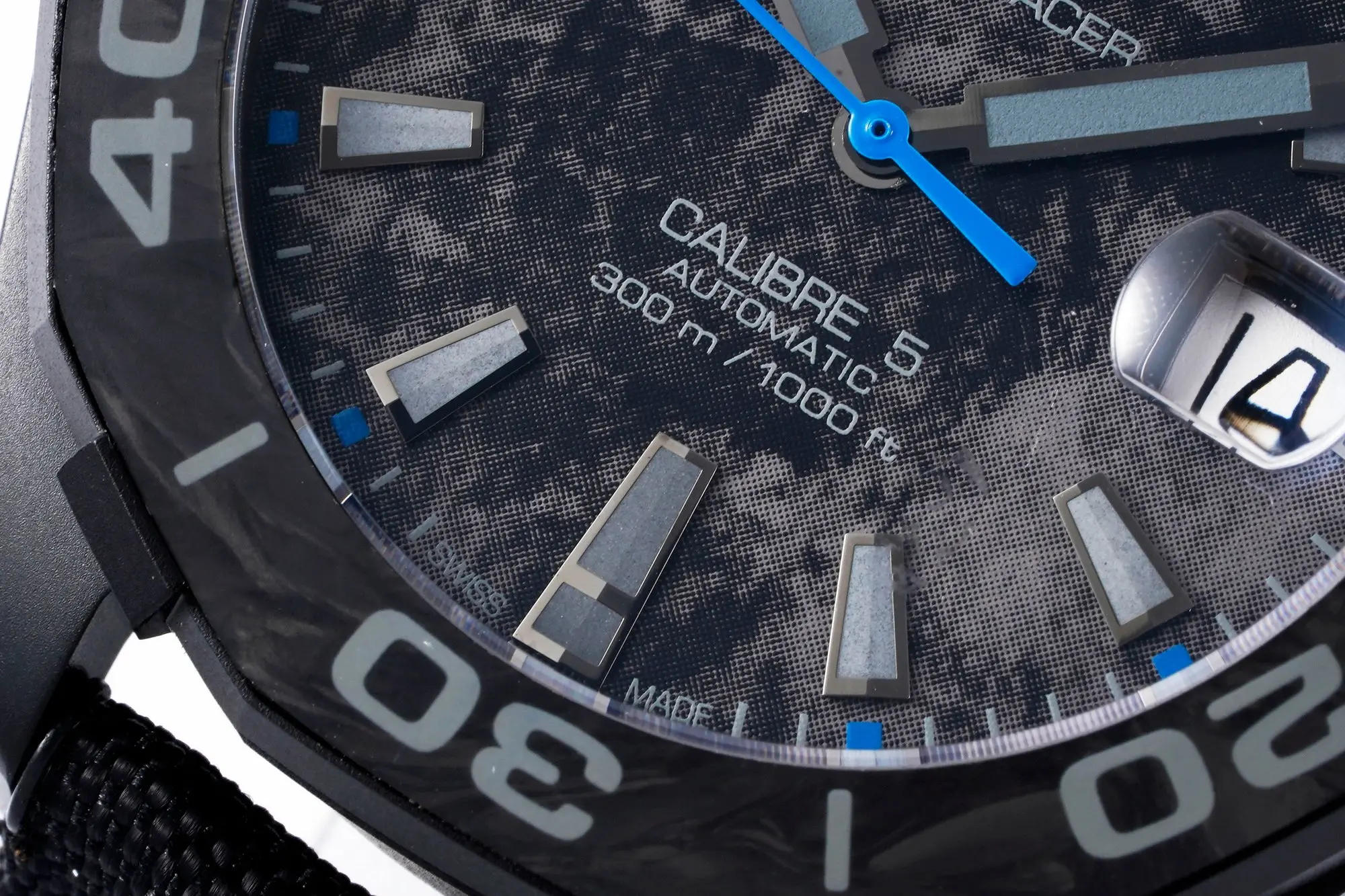TAG Heuer – Black with Blue Stitching, Casual & Formal Style, 100m Waterproof, SW200 Movement - Image 9