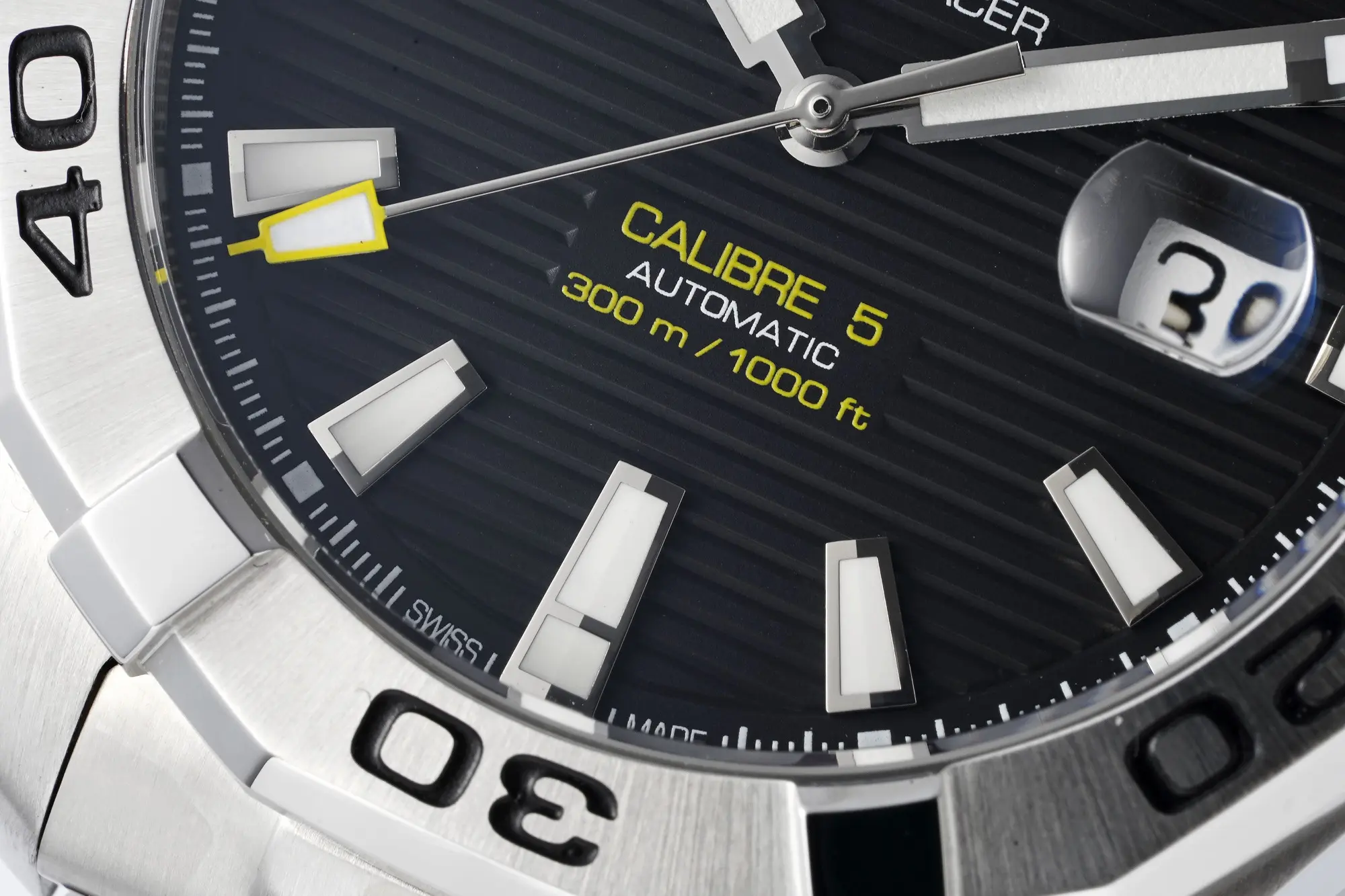 TAG Heuer Super Autavia – Silver Stainless Steel, Black Dial, Formal & Casual Style, 100m Waterproof, SW200 Movement - Image 9