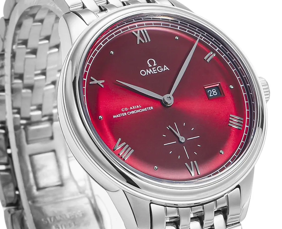 Omega De Ville Prestige Red Dial Steel - Image 6