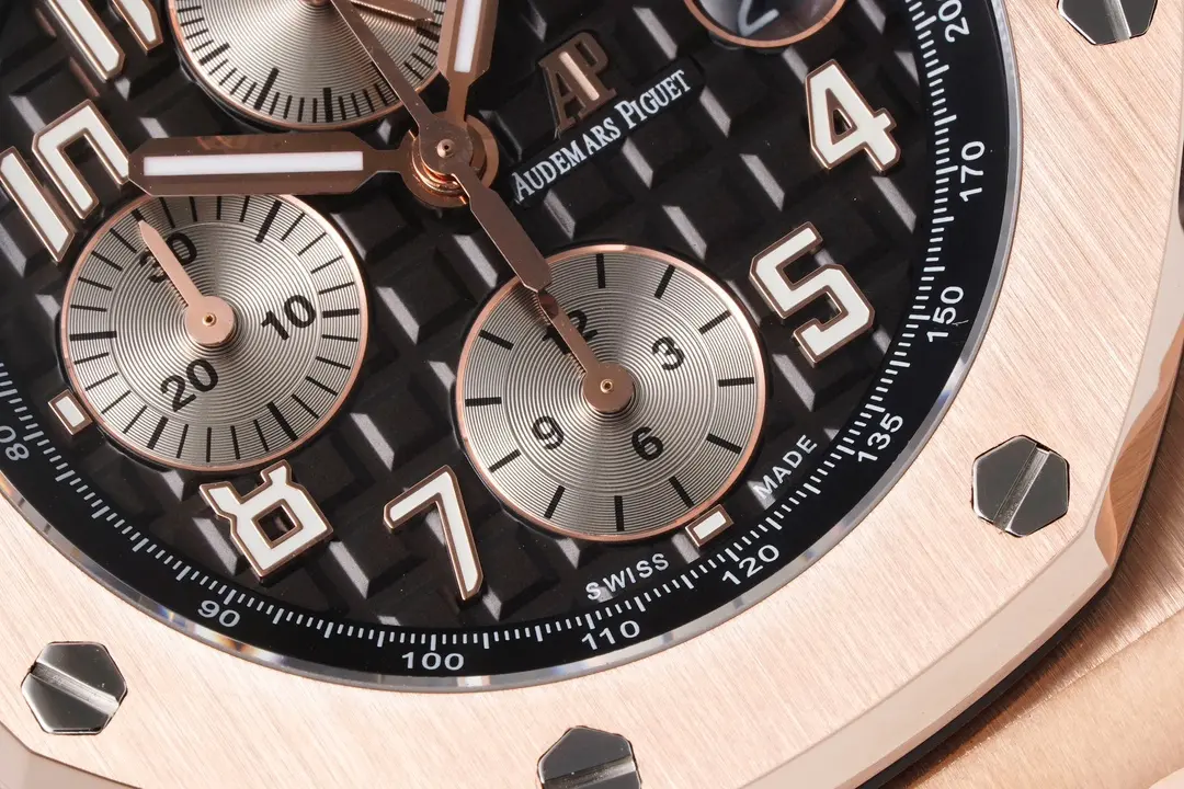 Audemars Piguet Royal Oak Offshore Rose Gold Black Dial Chronograph - Image 5