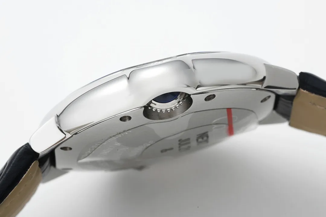 Cartier Ballon Bleu 33mm Silver White Leather - Image 5
