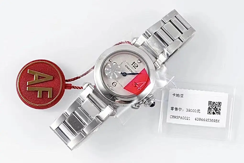 Cartier Pasha de Cartier Watch Silver Stainless Steel - Image 5