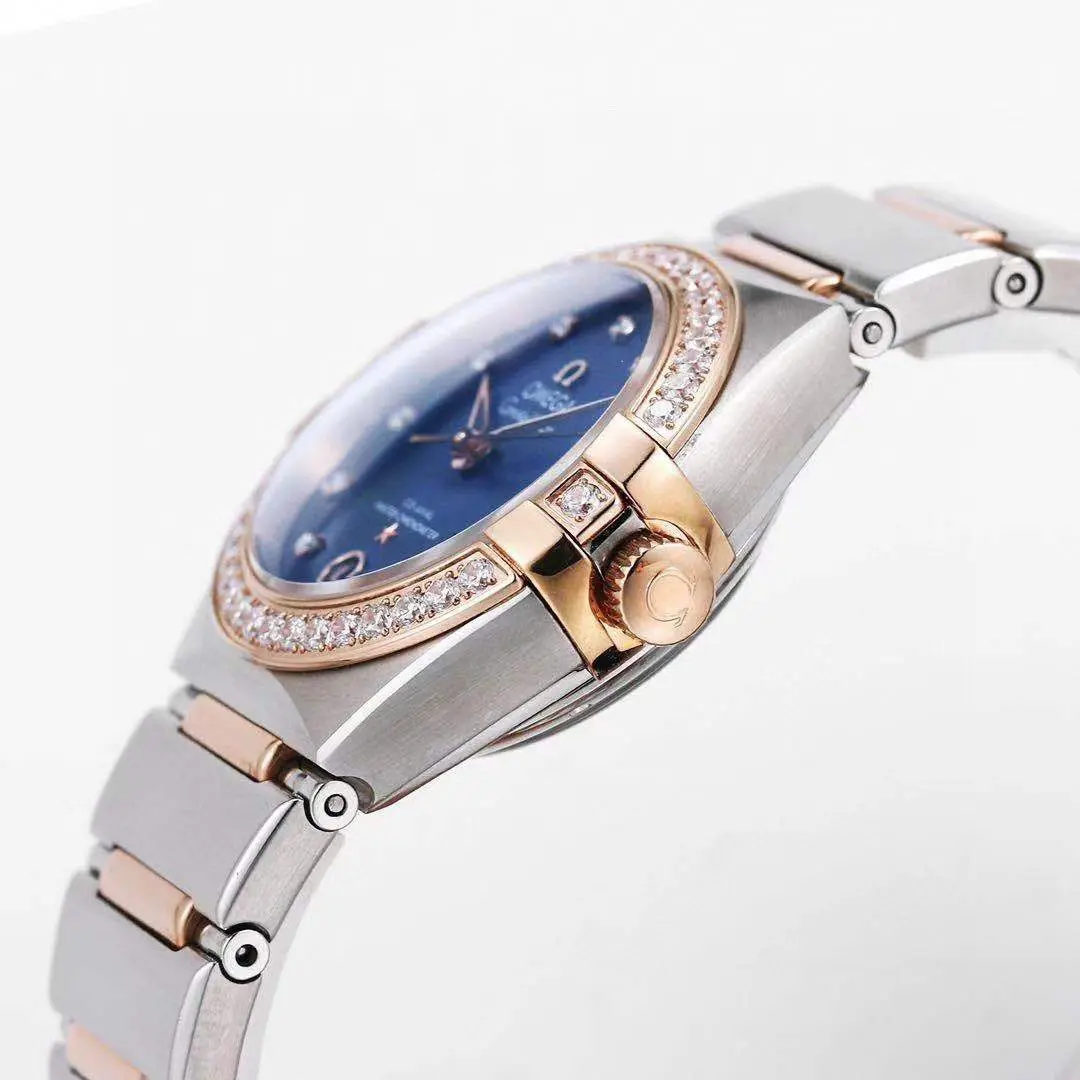 Omega Constellation 29mm Blue Dial Two-Tone - Image 6