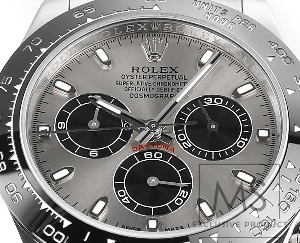 Rolex Daytona 4130 – Black Rubber Strap, Panda Dial, Ultra-Thin Case by Official Store - Image 6