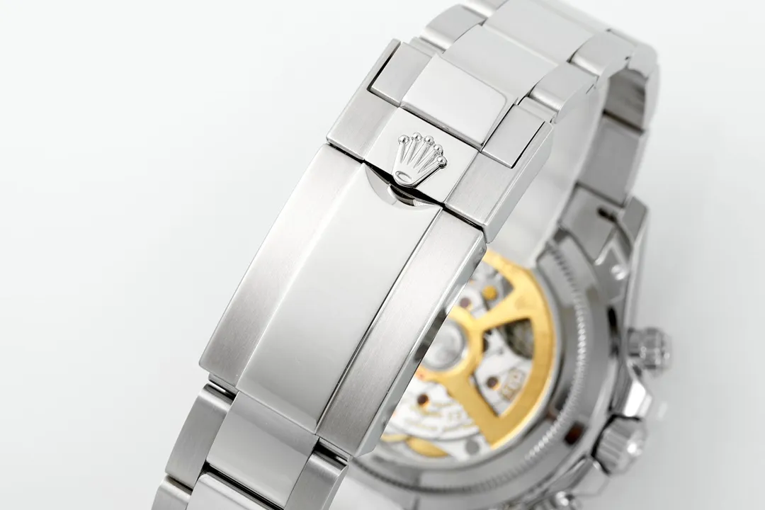 Rolex Daytona – Silver Stainless Steel, Blue Dial, Premium Chronograph - Image 6