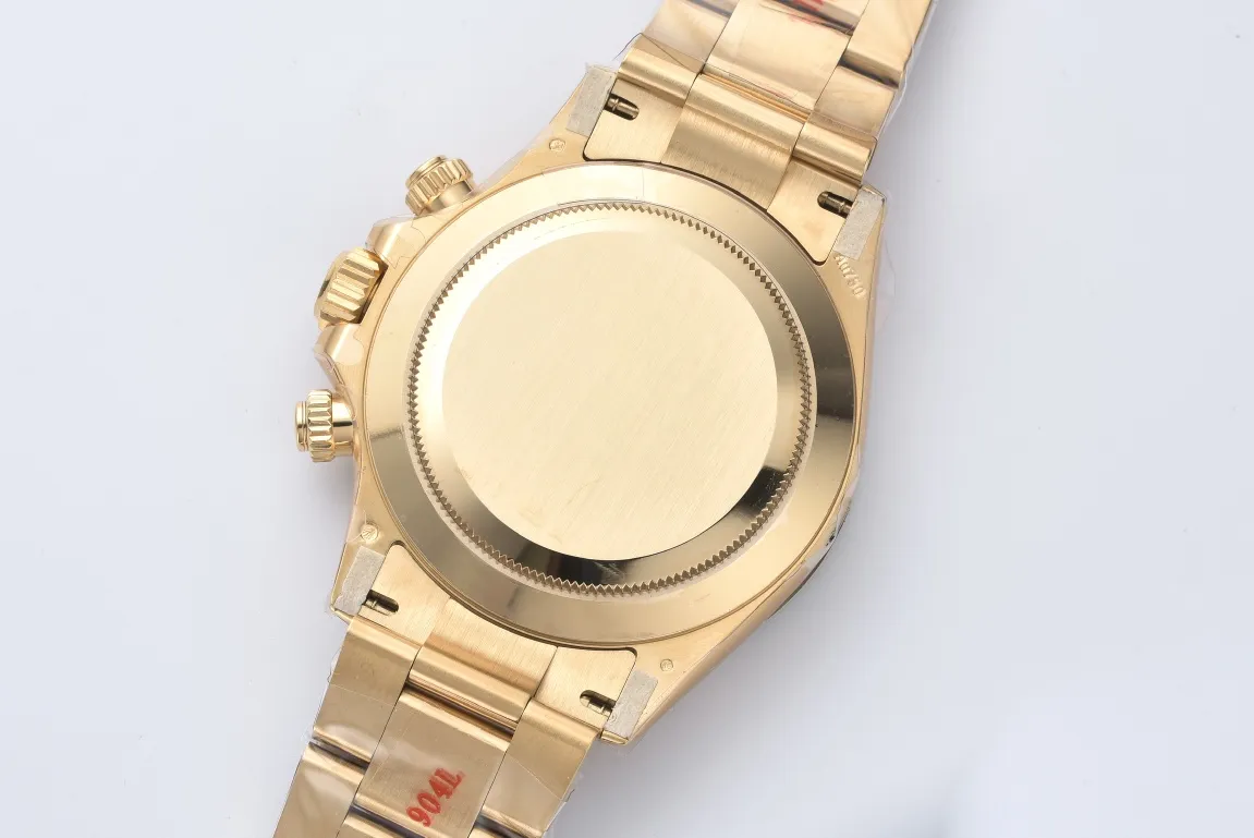Rolex Daytona 116508 Champagne Dial Full Gold Luxury Chronograph - Image 6