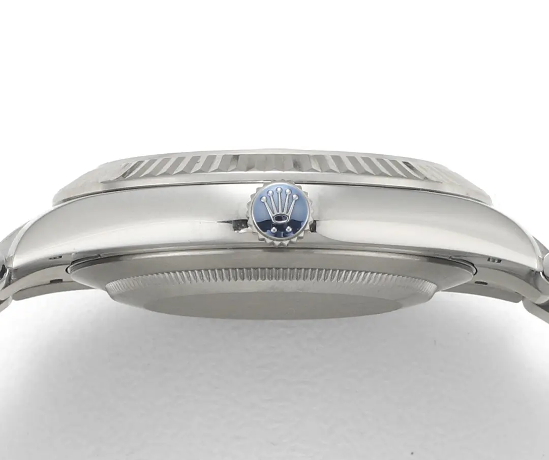 Rolex Datejust Silver Fluted Bezel Stainless Steel Watch with New 3235 Movement – Collectio - Image 6