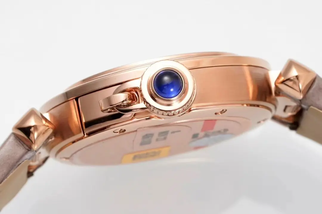 Cartier Pasha de Cartier Ladies Watch Rose Gold Leather Strap - Image 6
