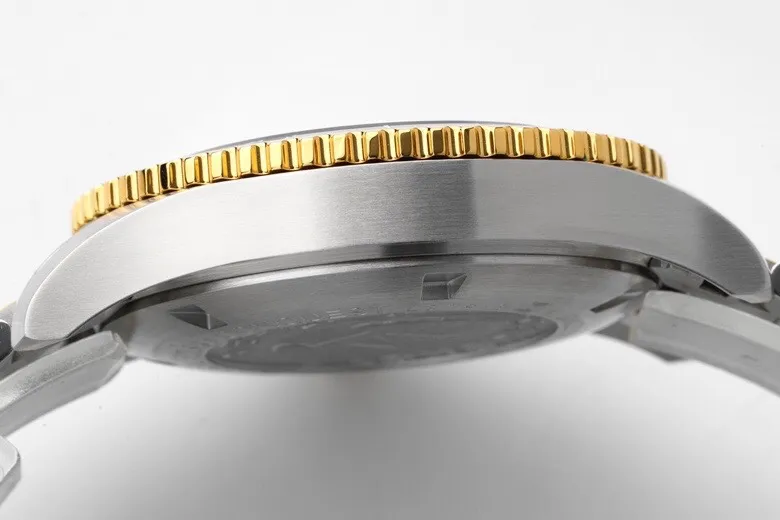 Longines Conquest Diver Watch Gold Bezel Steel - Image 6