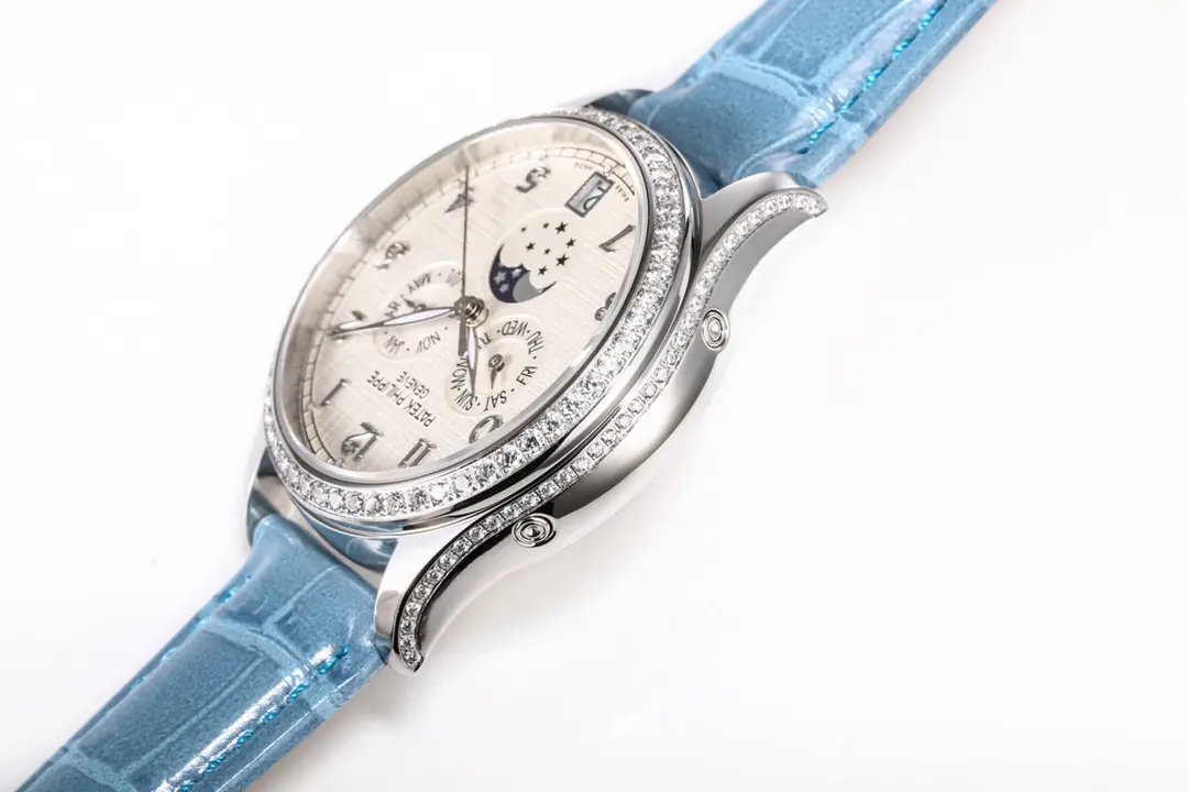Patek Philippe Complications 4947R Blue Leather Watch - Image 6
