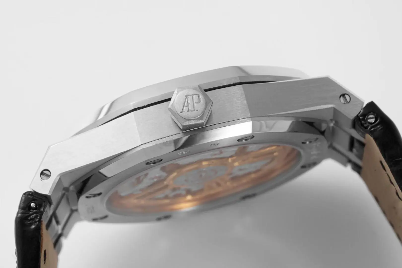Audemars Piguet Royal Oak 15500 Black Leather - Image 6