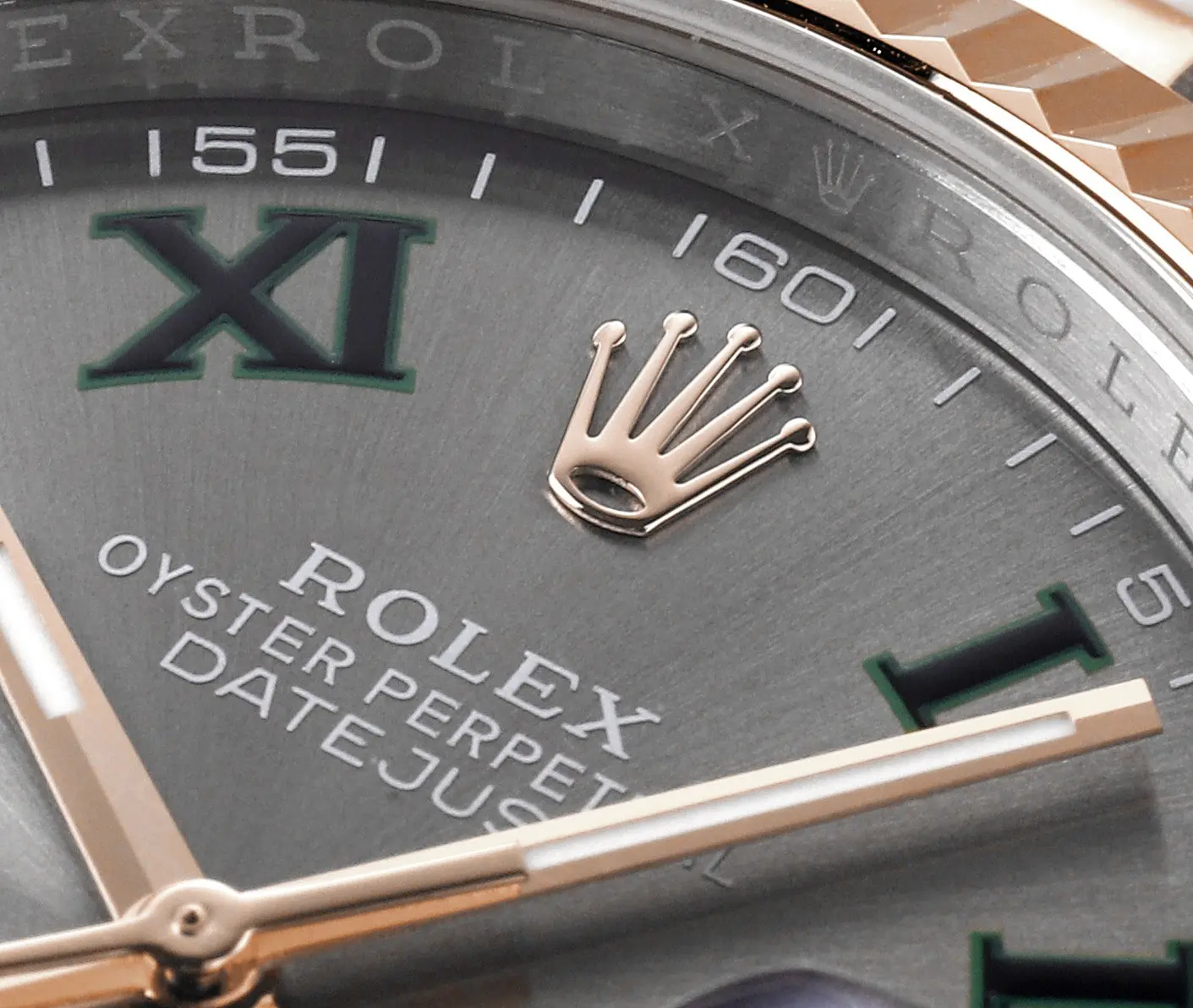 Rolex Datejust 41mm Watch – Two-Tone Steel and Rose Gold with Grey Dial - Image 6