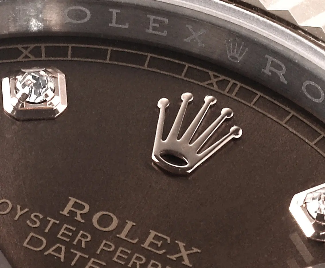 Rolex Datejust 41mm Watch – Brown Dial, Two-Tone Steel and Rose Gold, Fluted Bezel - Image 6