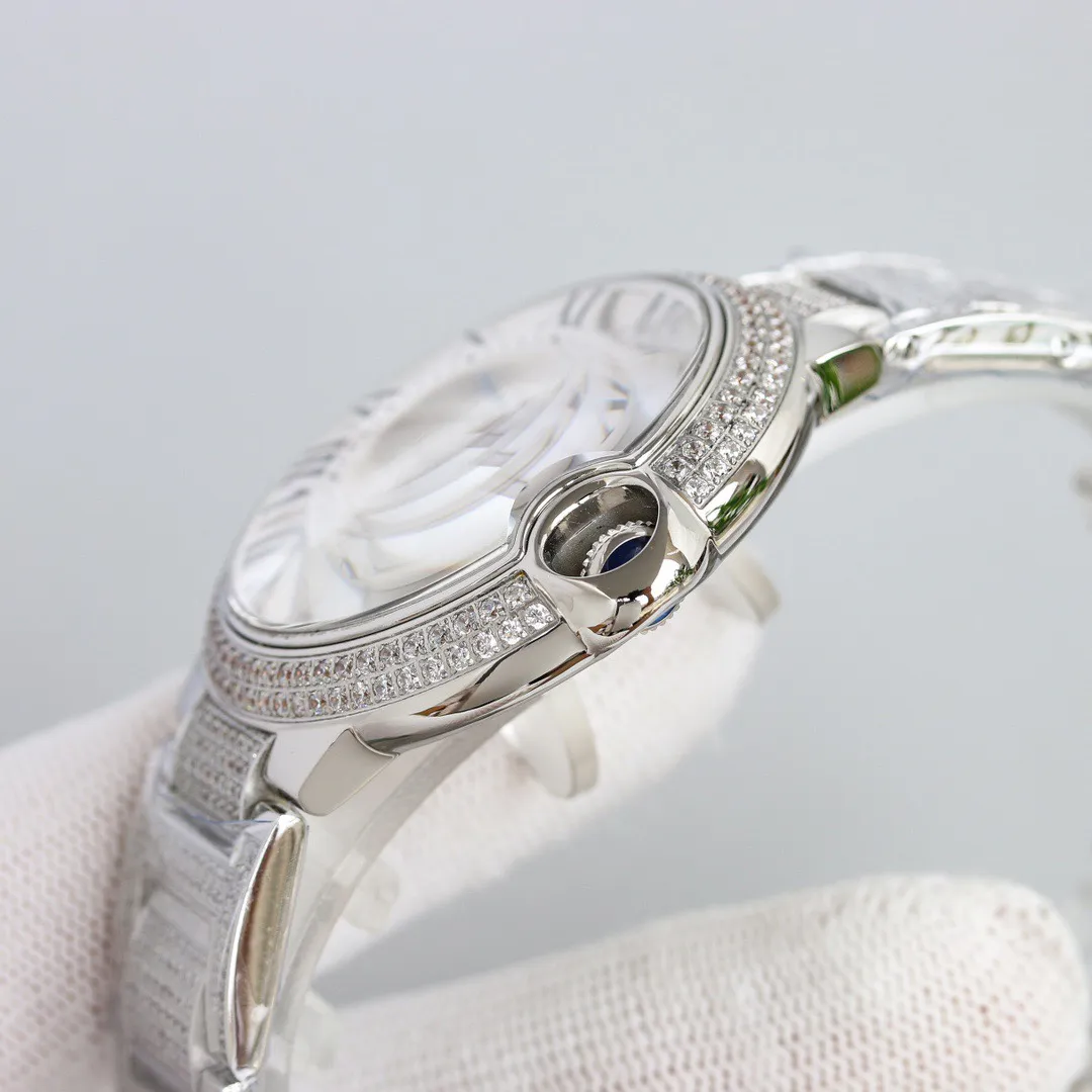 Cartier Ballon Bleu Mens Watch Silver - Image 6