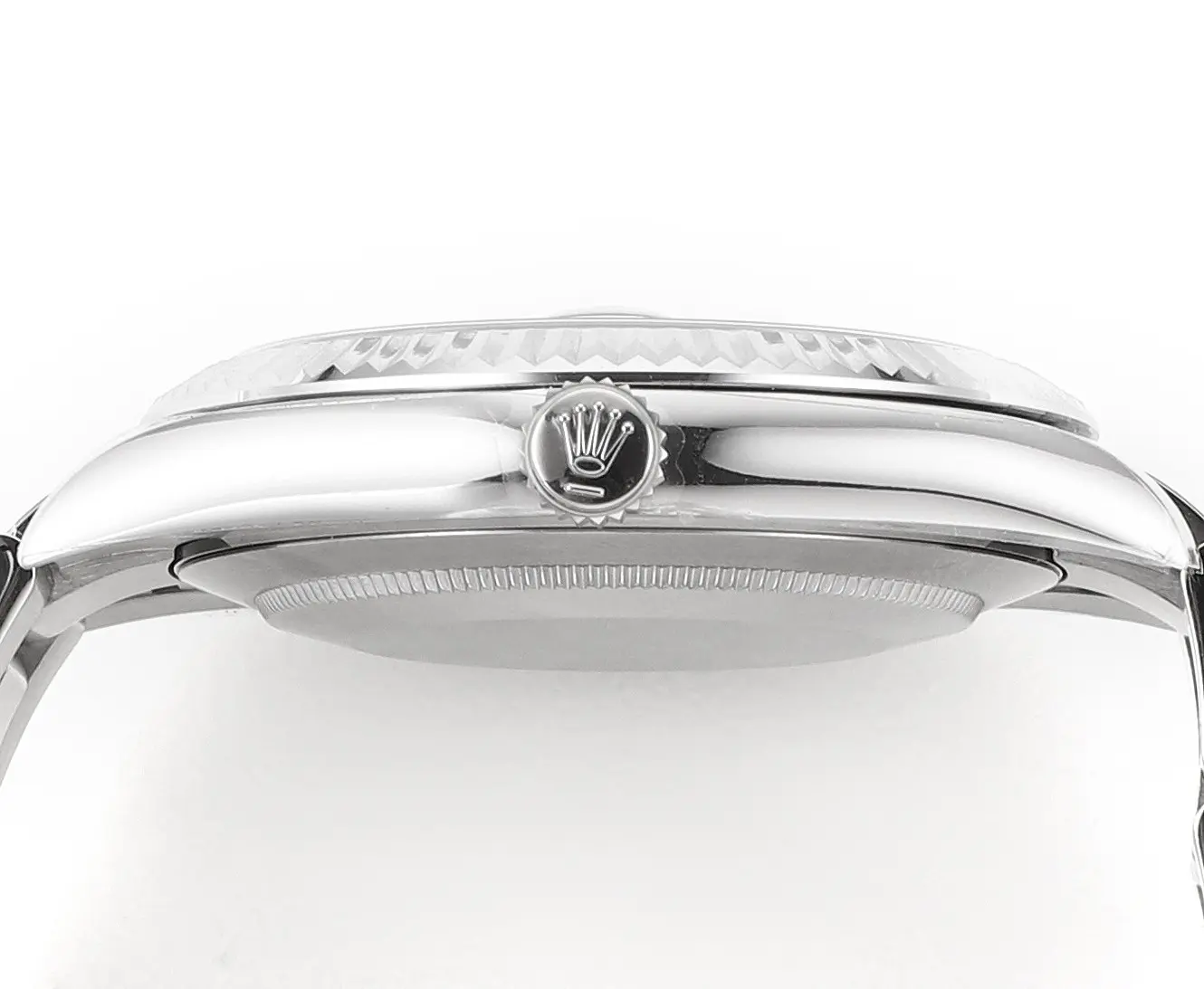Rolex Datejust 41mm Silver Fluted Bezel White Dial - Image 7