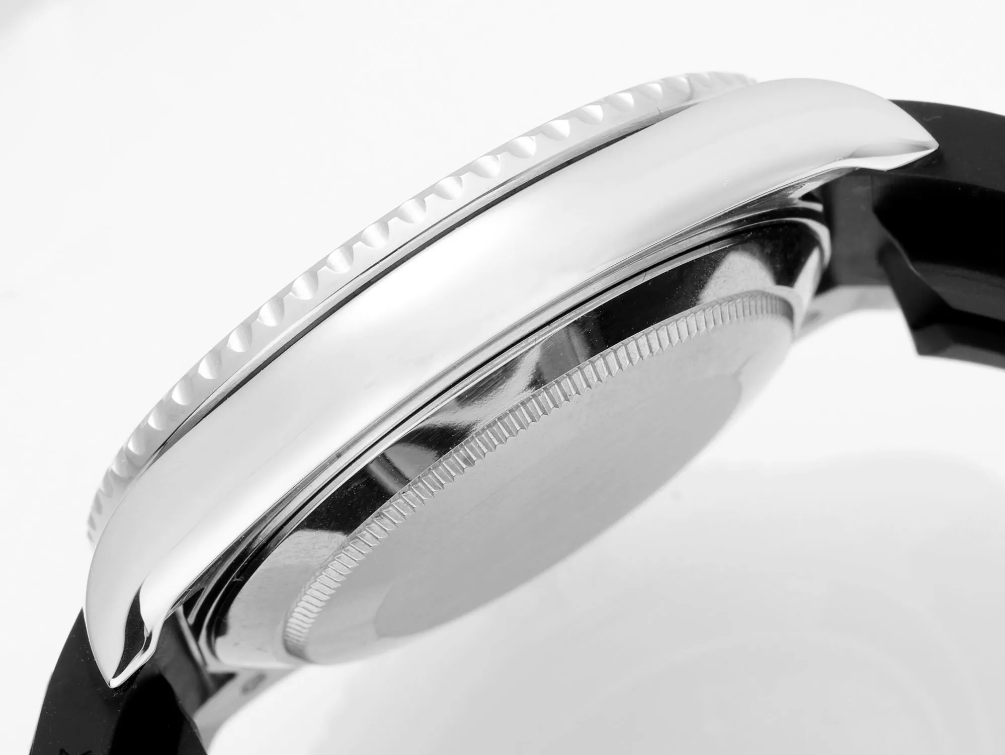 Rolex Yacht-Master “Heavy Edition” – Black Dial with Rainbow Bezel, Rubber Strap - Image 7