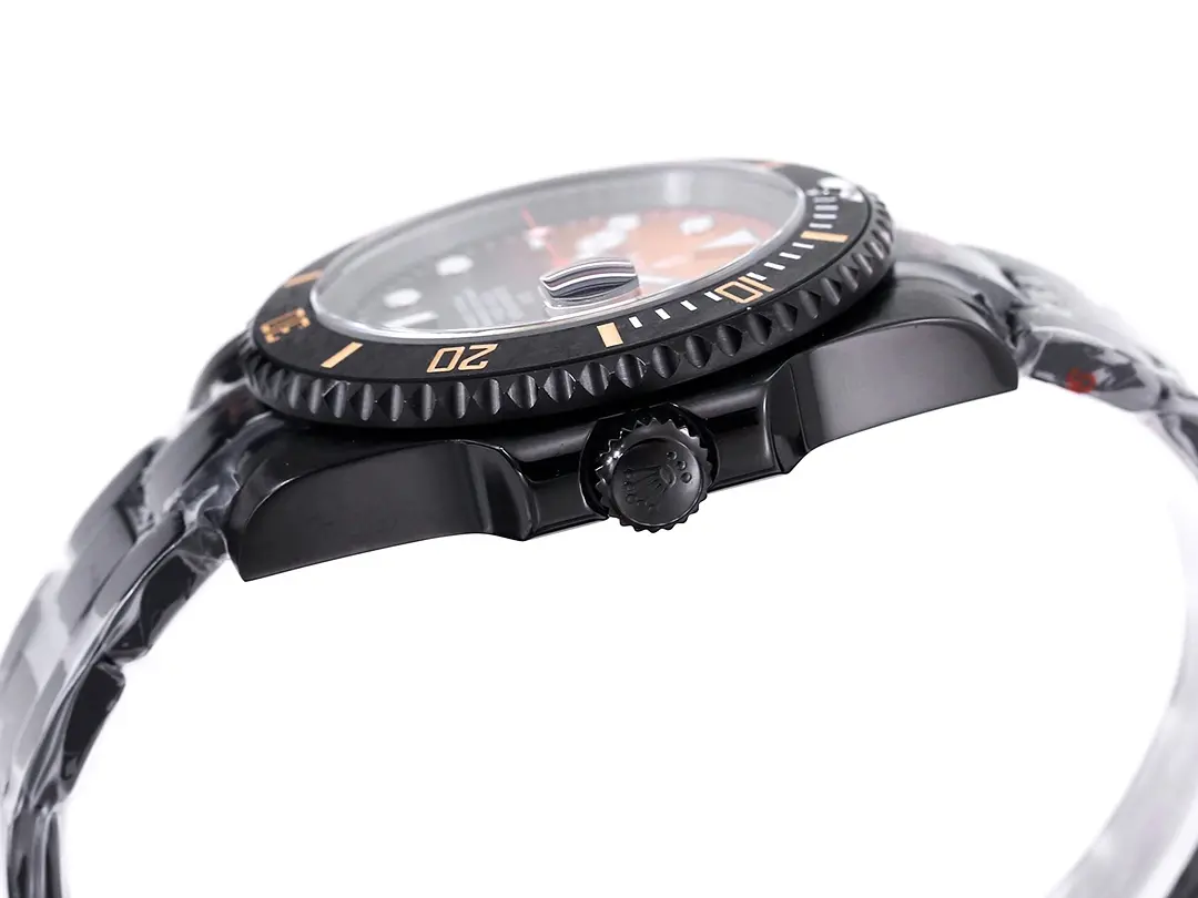 Rolex Submariner PARAKEET – Custom Gradient Green Dial, Black Carbon Fiber Bezel, 904L Steel - Image 7