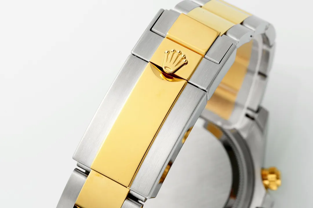 Rolex Daytona Watch – Two-Tone Stainless Steel and Gold, Black Dial, Chronograph - Image 7
