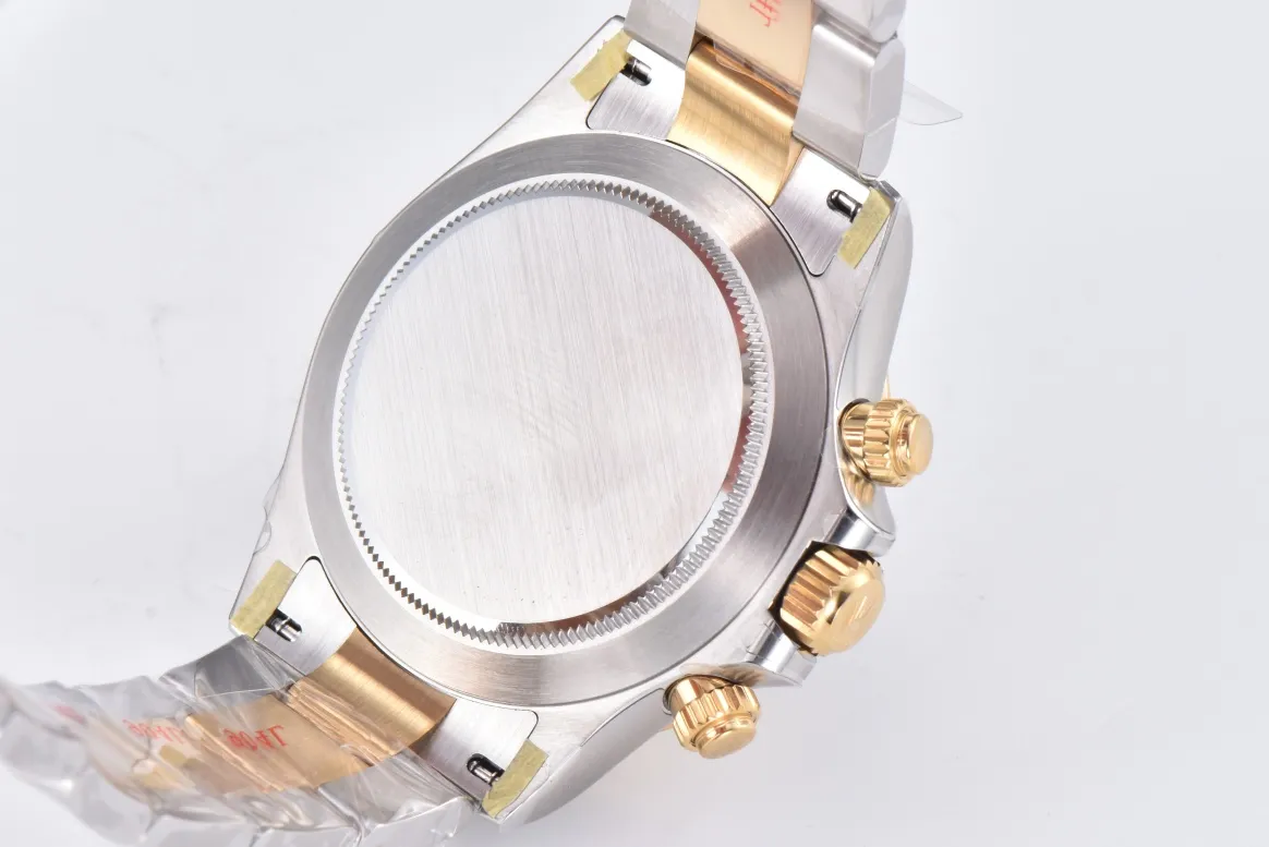 Rolex Daytona Watch with Moissanite Diamonds – Two-Tone with Mother-of-Pearl Dial - Image 7