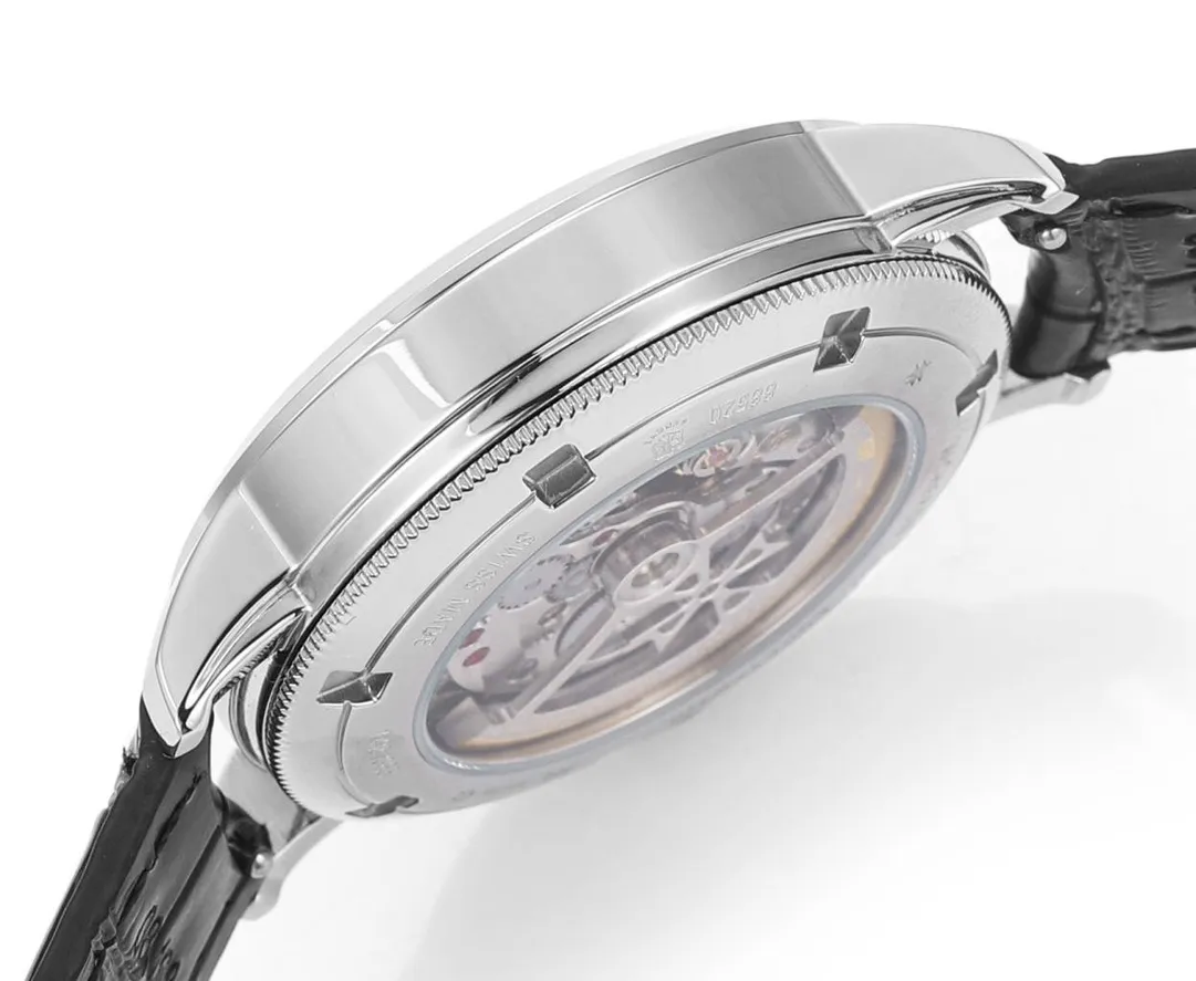 Vacheron Constantin Traditionnelle 83520/000R-9909 – Silver Dial, Black Leather Strap, Multi-Function Automatic Quality - Image 7