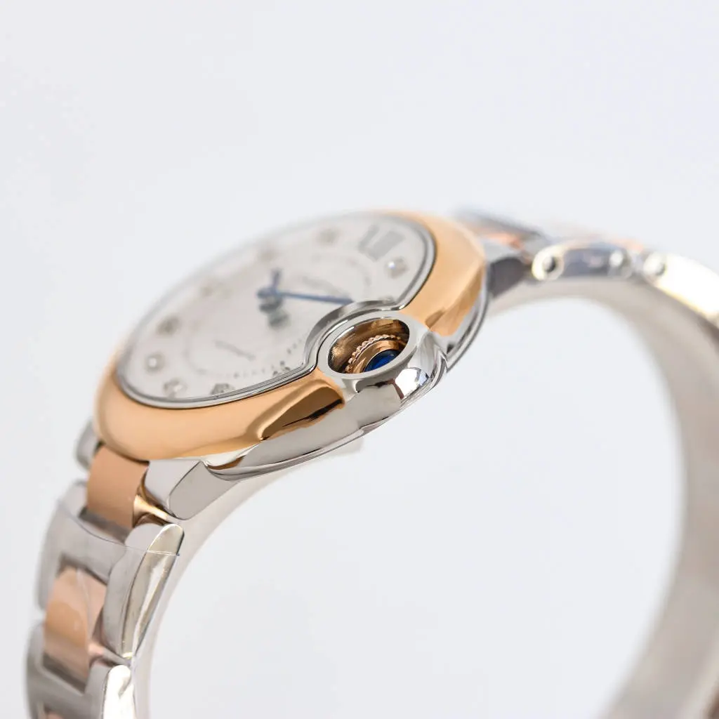 Cartier Ballon Bleu Rose Gold Steel - Image 5