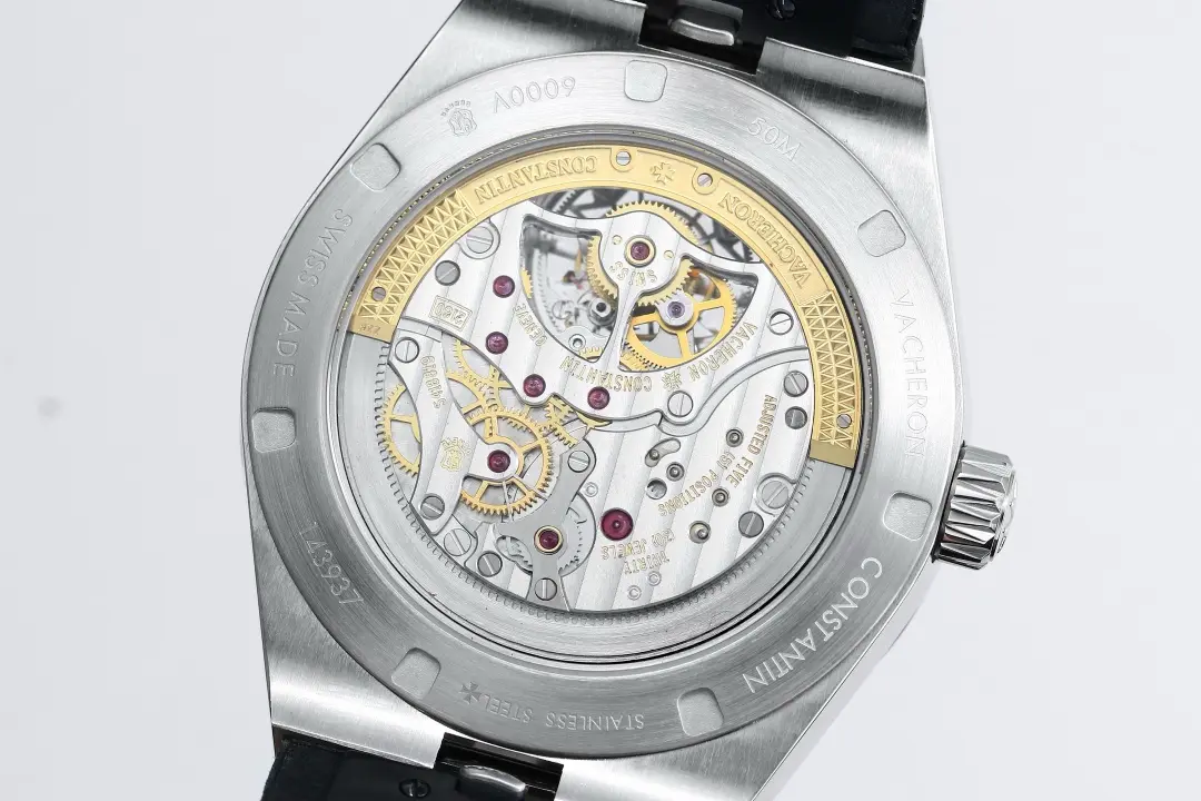 Vacheron Constantin Overseas Tourbillon – Blue Dial, Stainless Steel Case, Leather Strap - Image 7