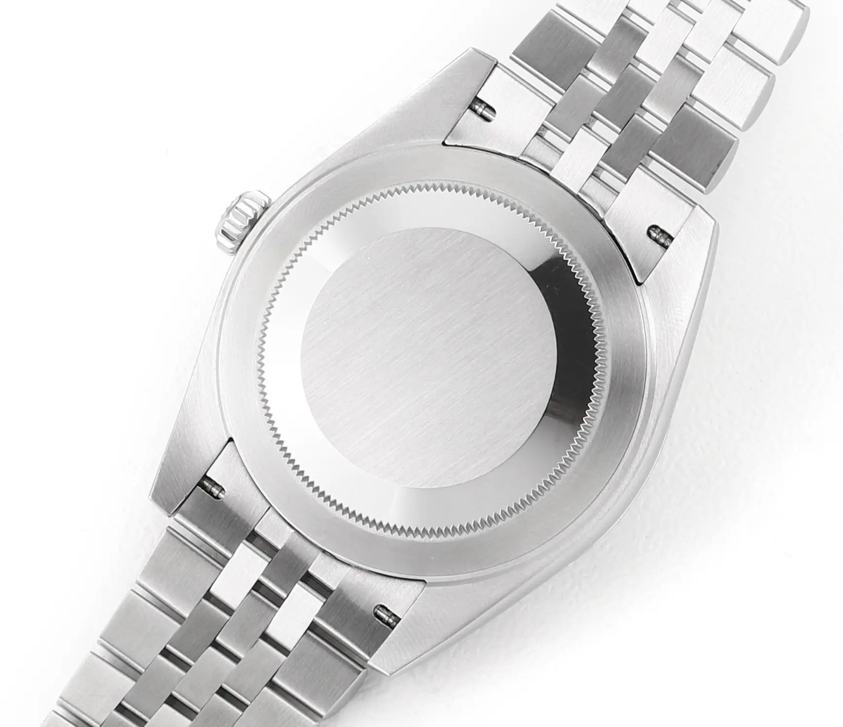 Rolex Datejust 41mm Watch – Silver with Black Dial, Diamond Markers - Image 8