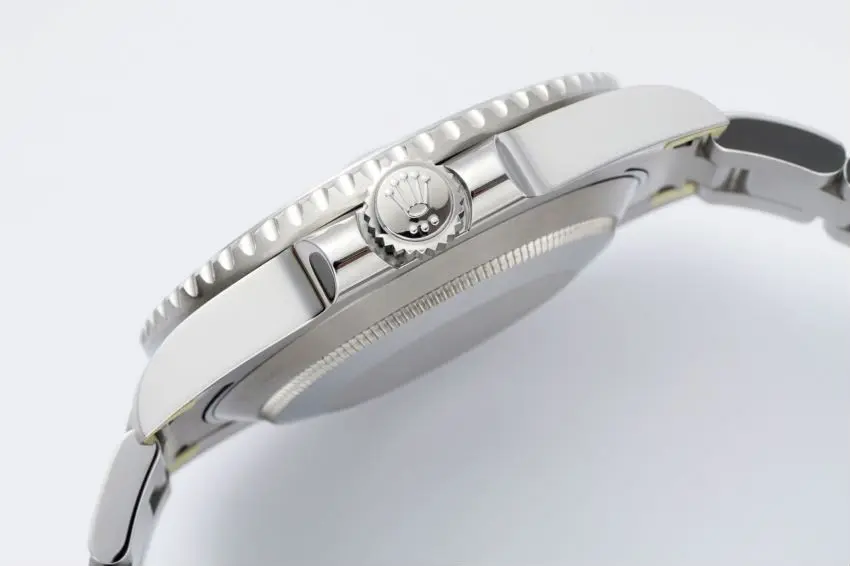 Rolex Submariner Rainbow Bezel Watch – Black Dial with Pink Markers, 40mm Stainless Steel Case - Image 8